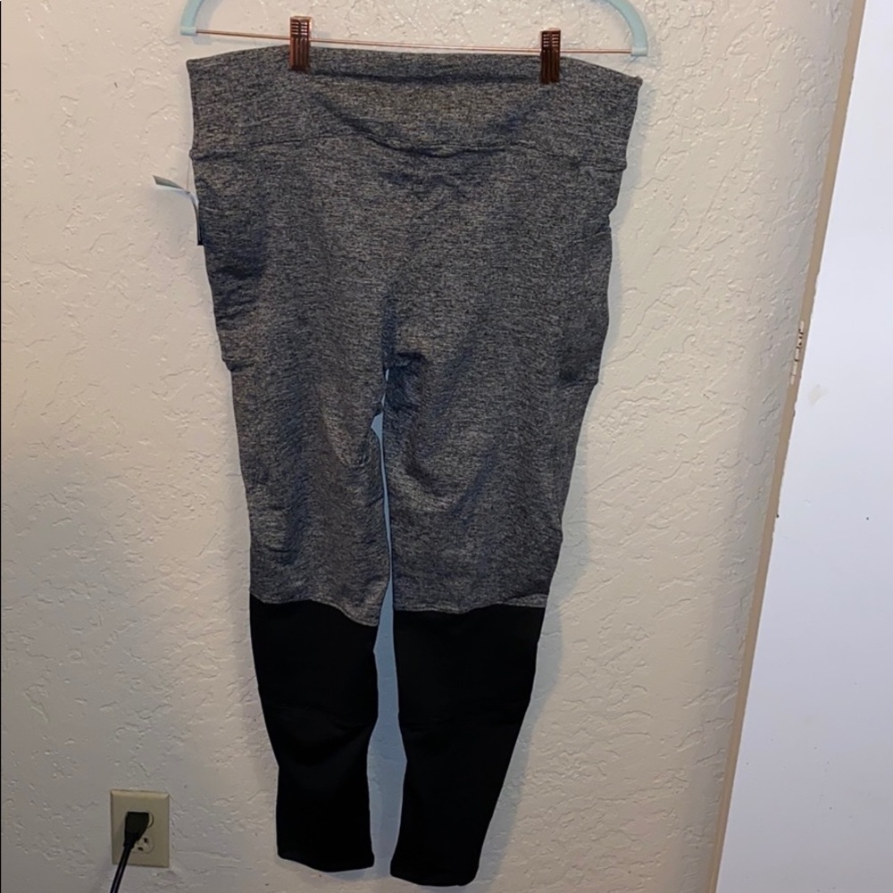 Active wear leggings heather grey 1X